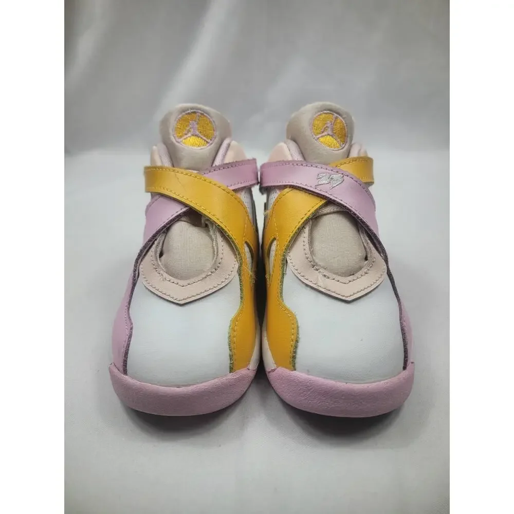 Jordan 8 Shoes Toddler Size 9C Artic Punch Pink Yellow Girls Sneakers CN8093-816